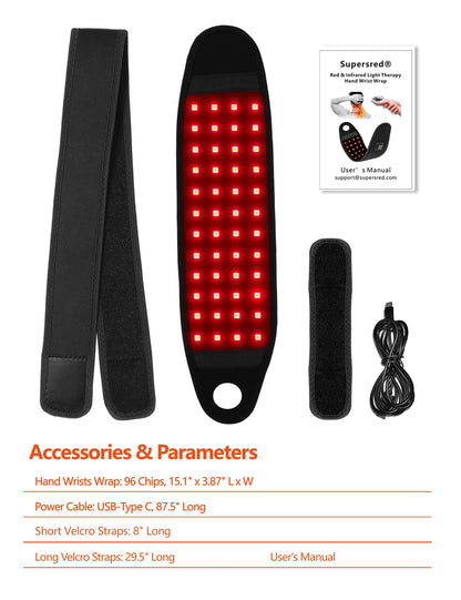 Red Light Therapy Infrared Heating Band for Pain Relief and Sports Sprain