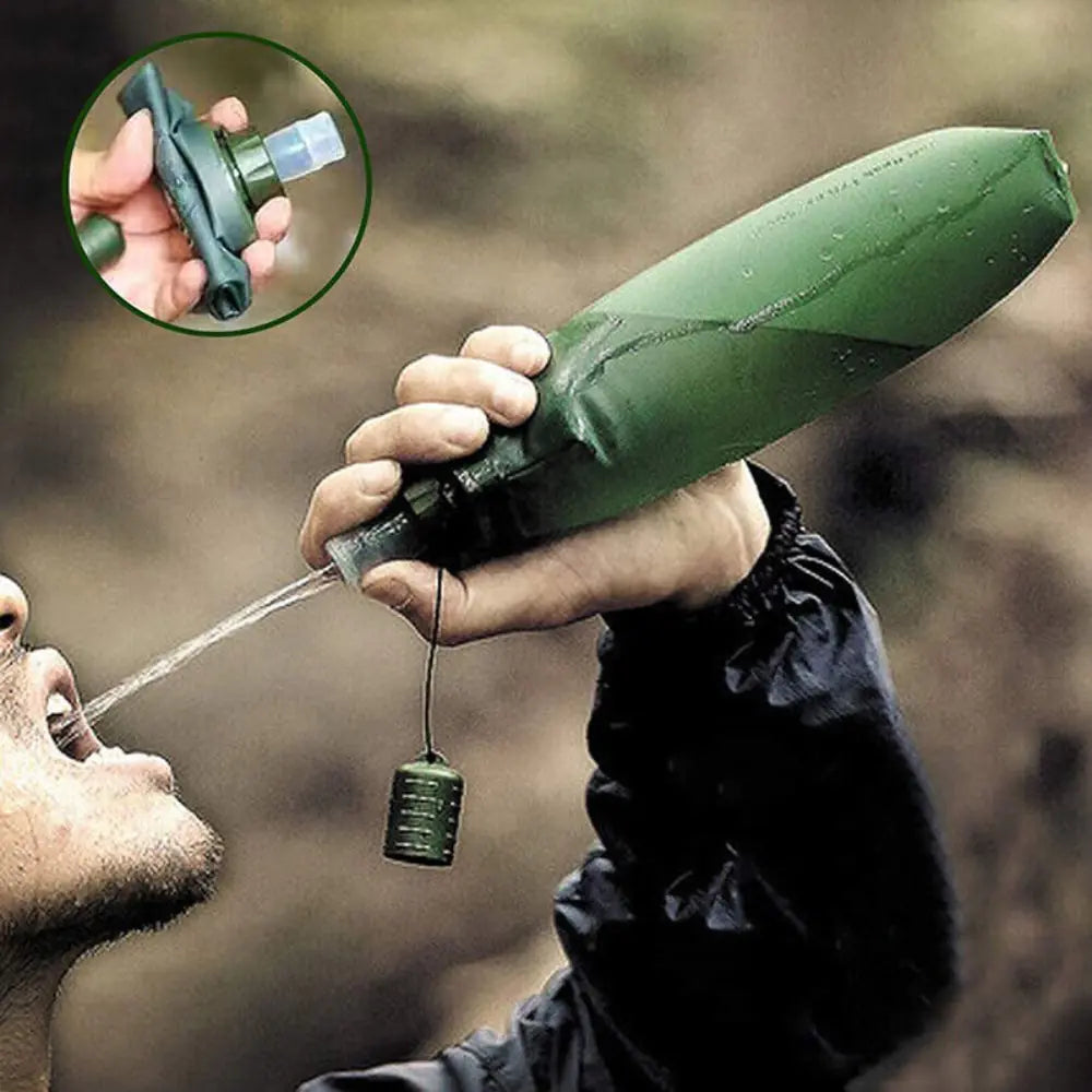 Foldable Drinking Water Bottle Bag