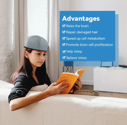 LED Scalp Massager with Red Light Therapy